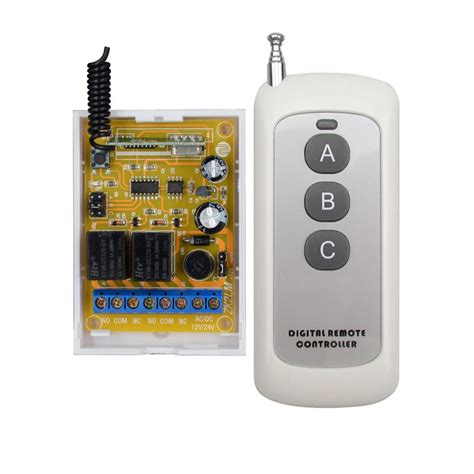 Garage door sensors protect your family, possessions and pets by not allowing the heavy garage door to close if there is anything in the glide path. DC 12V 24V Motor Remote Control Switch High Power Motor RF ...
