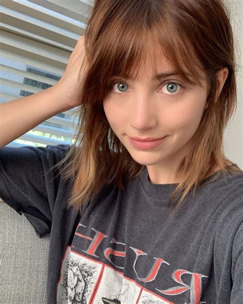 Emily Rudd On Instagram “bit Darker And More Bang For Fall W My Hair Guardians Mizzchoi
