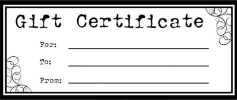 Print or save on your computer. FREE printable | Free printable gift certificates pictures ...