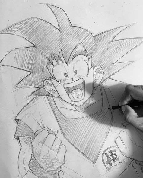 Ideas De Goku Dibujo A Lapiz En Goku Dibujo A Lapiz Personajes Pdmrea