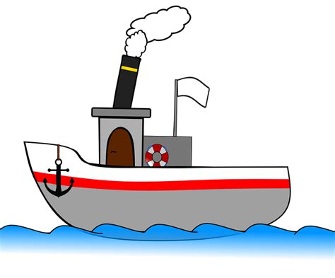 Clip Art Steamboat Steamship Boat Png Download 867720 Free