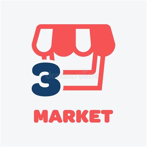 Market Logo Three Stock Illustration Illustration Of Celebration