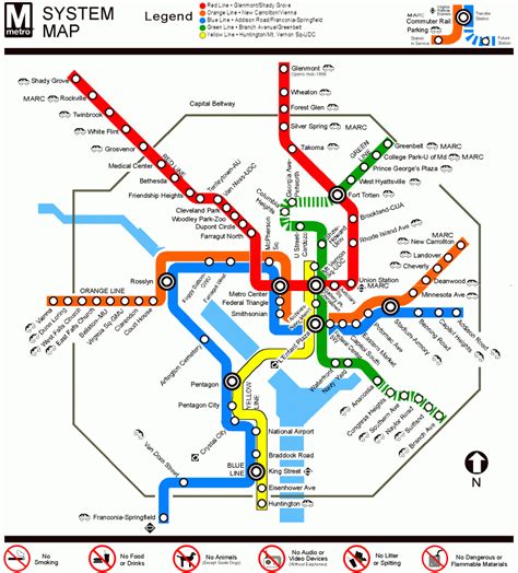 Baltimore Metro Map Travelsfinderscom