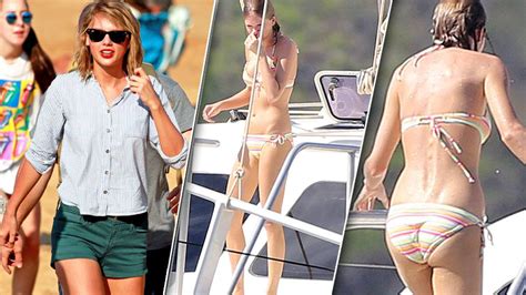 Wet And Wild Taylor Swift Shows Off Her Banging Bikini Body On Vacation
