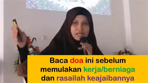 Adab seorang muslim saat berangkat kerja adalah mengucap salam kepada. Doa Memulakan Kerja Atau Berniaga Di Awal Pagi Dan Amalan ...