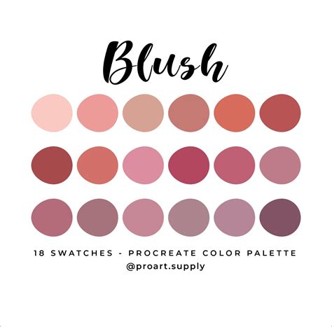 Blush Pink Colour Palette Ubicaciondepersonascdmxgobmx