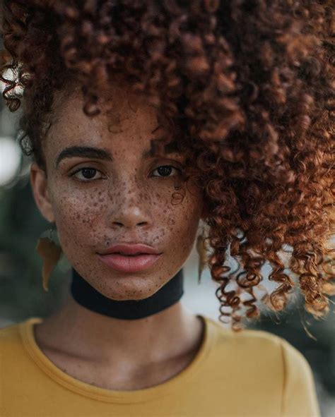 curls for the girls naturalhair beautiful freckles beautiful redhead black is beautiful luz