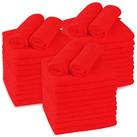 Microfiber Cleaning Towels 3 Dozen Commercial And Household Bulk Pack