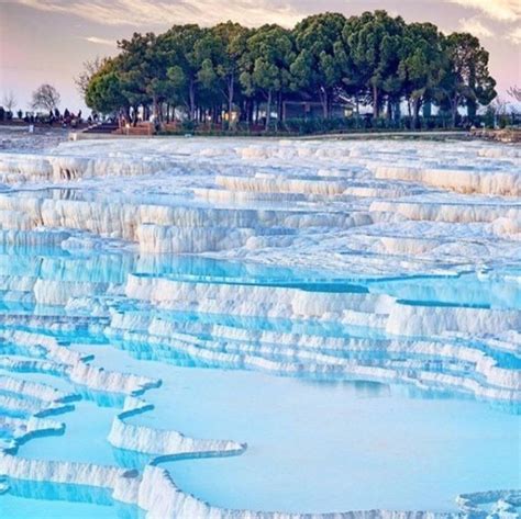 Thermal Pools Pamukkale Turkey Thermal Pool World Heritage Sites