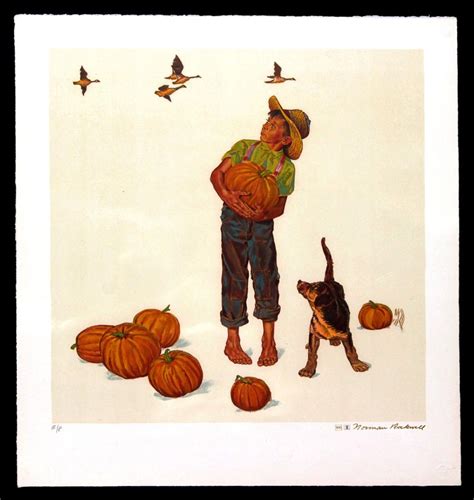 Sold Price Norman Rockwell Autumn Harvest July 4 0119 1100 Am Edt