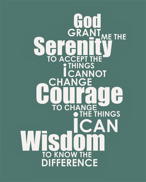 Lose The Excuses Peace Through The Serenity Prayer