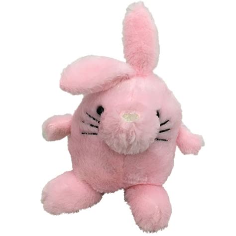 Celebrate The Season Small Pink Bunny Rabbit Plush Stuffed 7 Animal