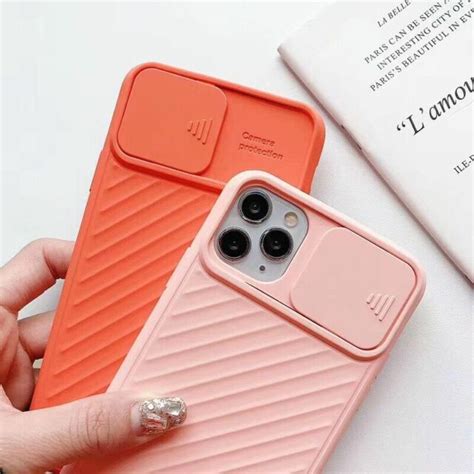 Soft Slide Camera Lens Protection Case Cover For Iphone Se11xxsxr