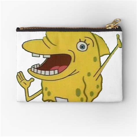 Spongebob Meme 2 Zipper Pouch For Sale By Kikishoptm Redbubble