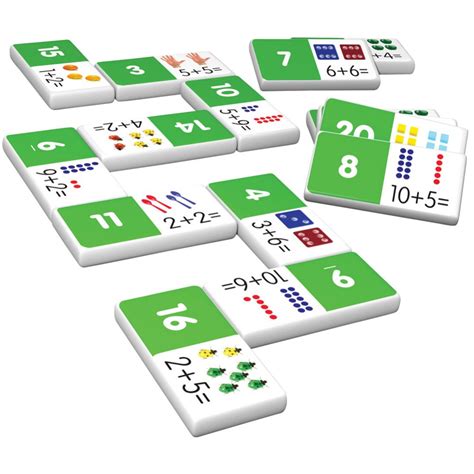 Addition And Subtraction Dominoes Game Set