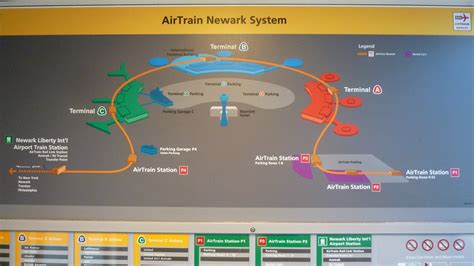 Newark Airtrain Ewr Airtrain Map