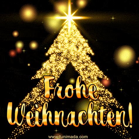 Frohe Weihnachten  Merry Christmas In German