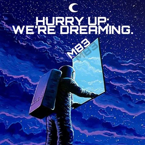 M83 Hurry Up Were Dreaming Music Poster Album Cover Design