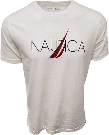 Nautica Mens Big Logo Crew Neck T Shirt Uk Clothing