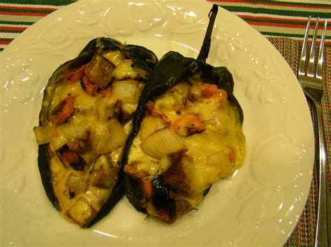 Soup Spice Everything Nice Grilled Stuffed Poblano Peppers