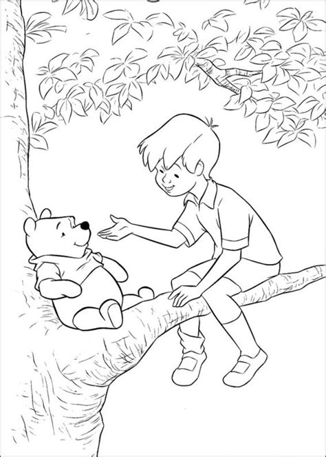 coloring pages winnie  pooh printable  kids adults