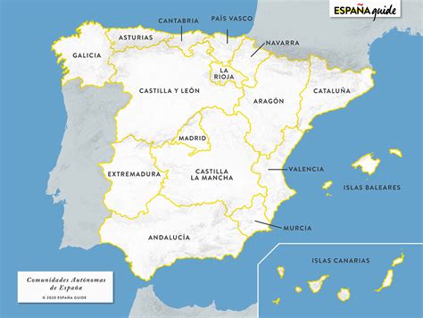 Mapa De España 2024 España Guide