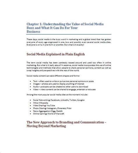 13 Social Media Marketing Plan Templates Docs Pdf Word