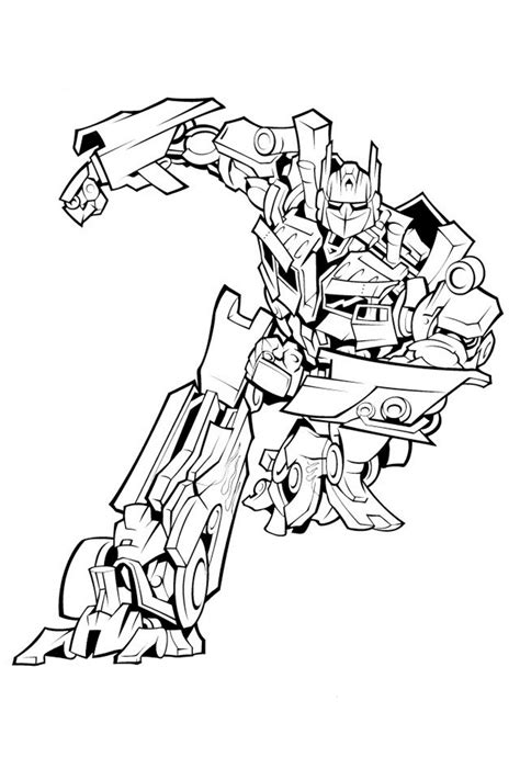 Then you will have two options. Autobot coloring pages for boys to print for free