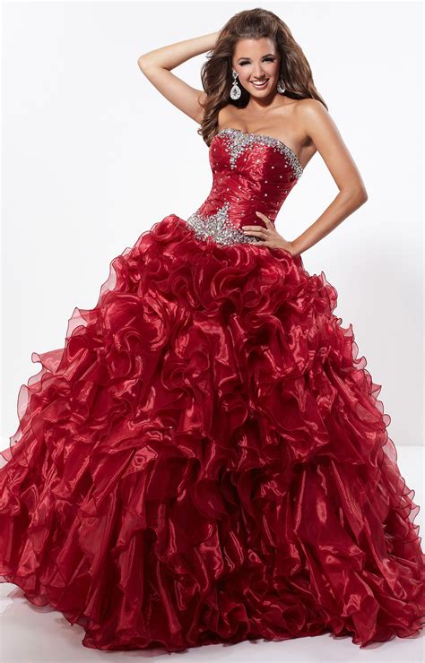Tiffany Designs 16904 Radient Ruffle Gown Prom Dress