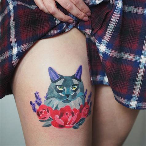 Sasha Unisex Sashaunisex Instagram Photos And Videos Cat Tattoo Tattoo Art First Tattoo