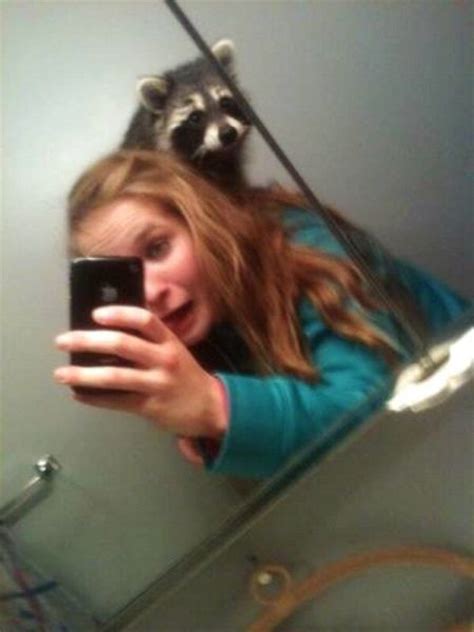 Funny Mirror Selfie Girl