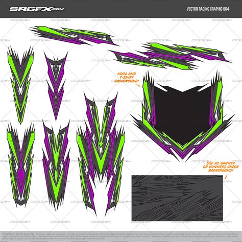 Vector Racing Graphic 064 School Of Racing Graphics