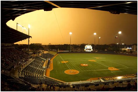 Disch Falk Field During A Rain Delay In The Texas Vs Texas Aandm