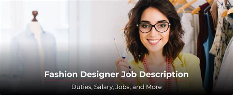 Fashion Designer Job Description Duties Salary Jobs