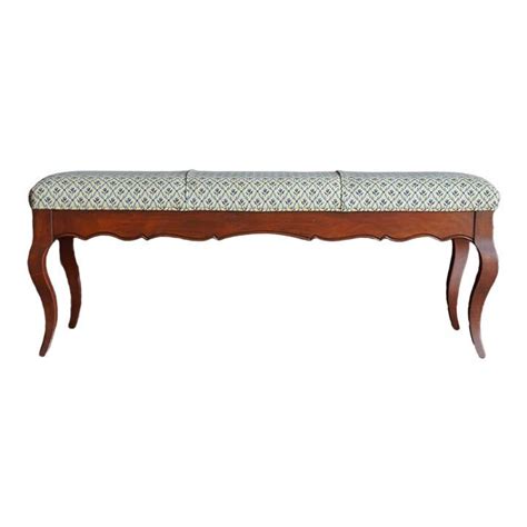 French Provincial Upholstered Bench Seat Upholstered Bench Seat