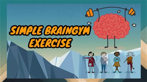 Brain Gym Exercise Youtube