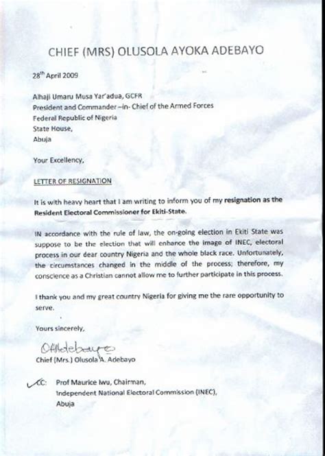 Sections marked * are required. Mrs. Ayoka Adebayo's Resignation Letter : Read It Yourself ...