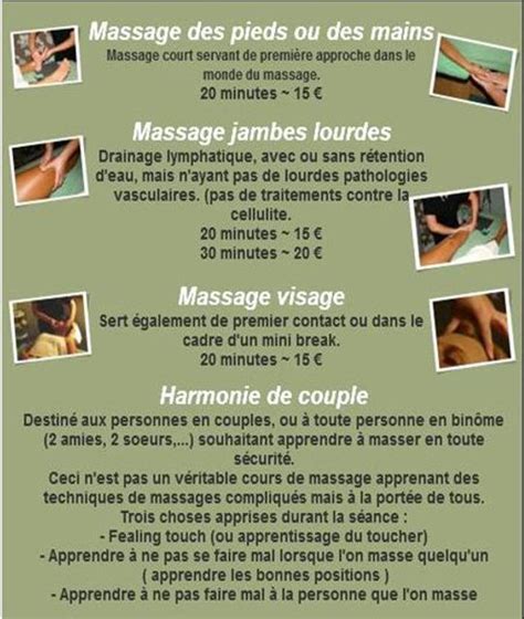 Types De Massages Artdesoi