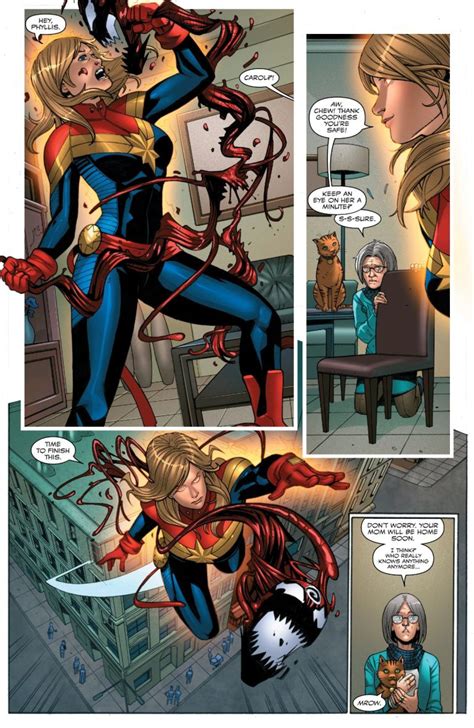 Marvel Comics Universe And Absolute Carnage Captain Marvel 1 Spoilers