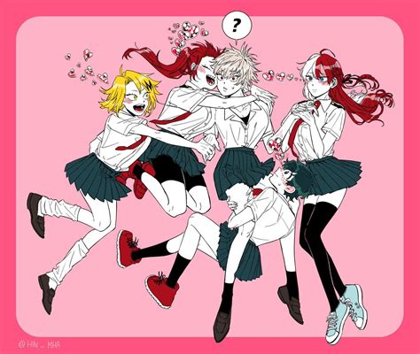 Genderbend Mha Personagens De Anime Anime Desenhos De Anime
