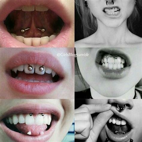 Pin By Hailey Baswell On Piercing Web Piercing Mouth Piercings