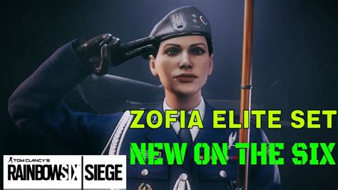 Rainbow Six Siege Zofia Elite Set 2020 1080p Youtube