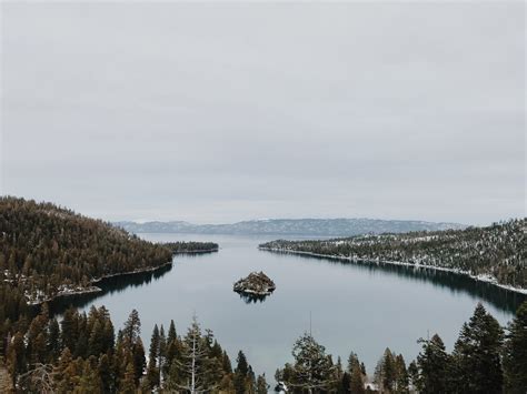 Emerald Bay Lake Tahoe Winter Aesthetic California Dreaming
