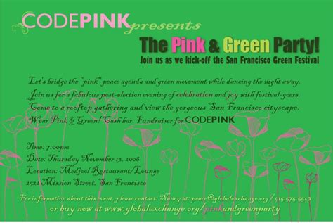 The Pink And Green Party Indybay