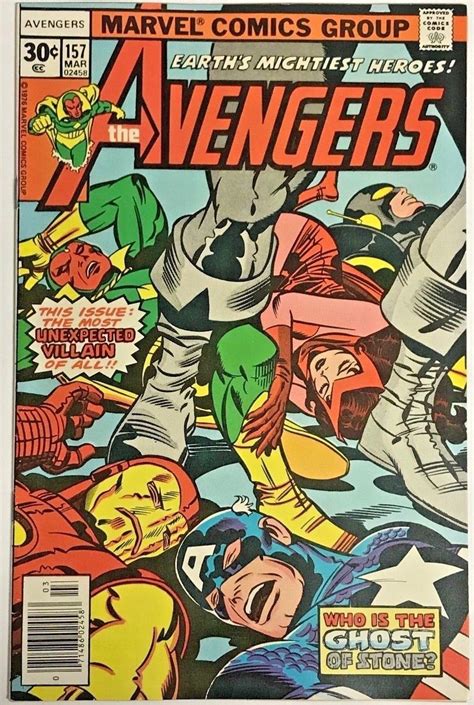 Avengers157 Vf 1977 Marvel Bronze Age Comics Comic Books Bronze