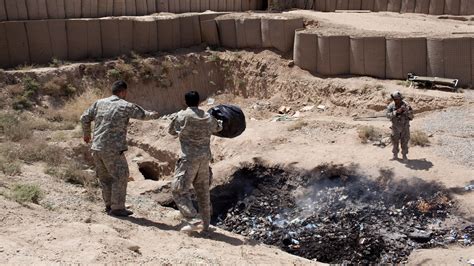 What Are Burn Pits And How Did They Harm Us Troops The New York Times