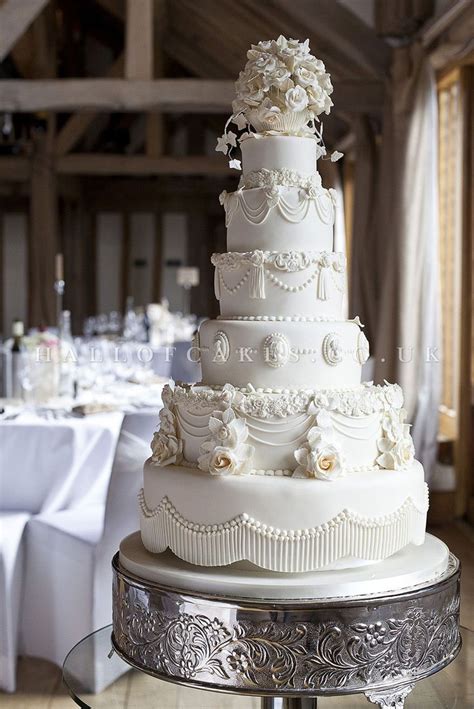 Indian Weddings Inspirations White Wedding Cake Repinned By