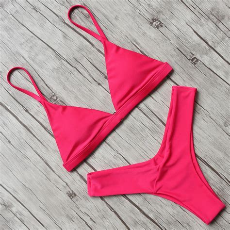 Buy Super Sexy Micro Bikini 2019 Sexy Swimwear Women Halter Bandage Swimsuit