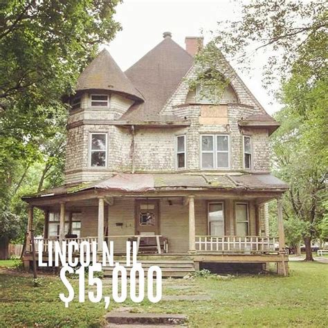 Cheap Old Houses On Instagram 605 Lincoln Ave Lincoln Il — Still