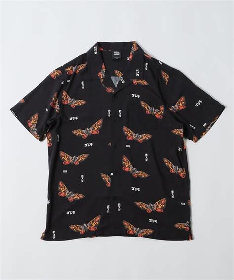 Huf（ハフ）の「【hufハフ】godzilla Mothra Resort Shirt（シャツブラウス）」 Wear